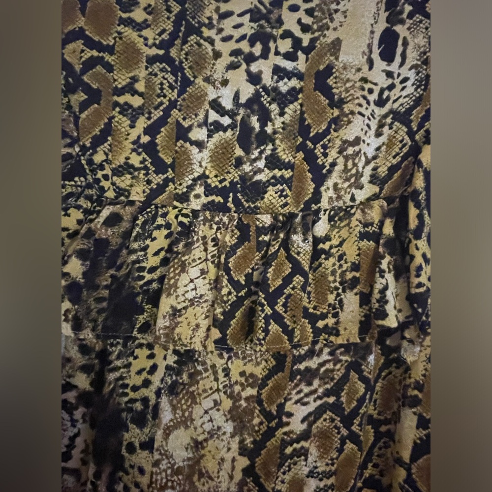 Ba&Sh Python Print Dress - Xl - image 5